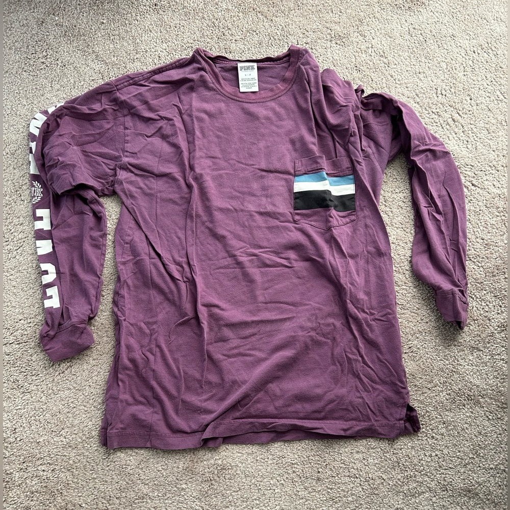 Victoria’s Secret Pink Long Sleeve Tee Size Small